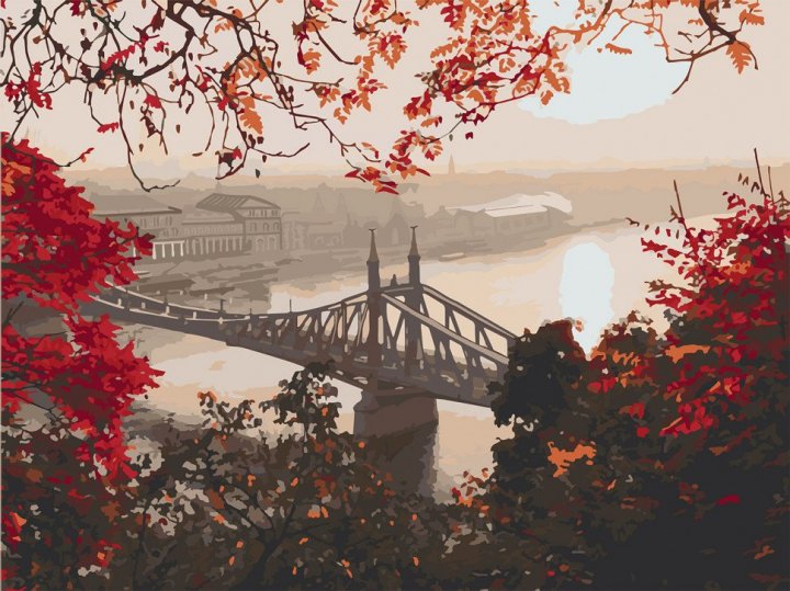 Картина по номерам 40*50 см "Мост Свободы. Будапешт", 10560-AC