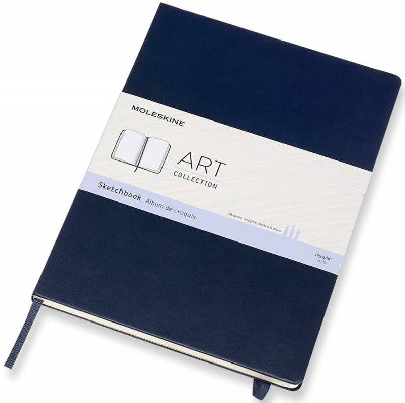 Блокнот Сапфир для очерков, Moleskine Art А3, ARTBF851B20