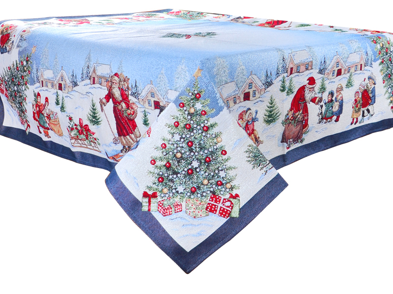 Скатертина "Village" 140*180 см, з люрексом, 716-115 Lefard