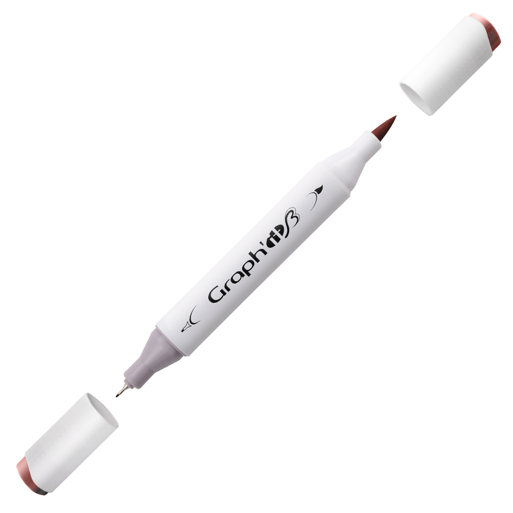 Маркер двосторонній Brushmarker, Какао (3180), GI83180 Graph`it