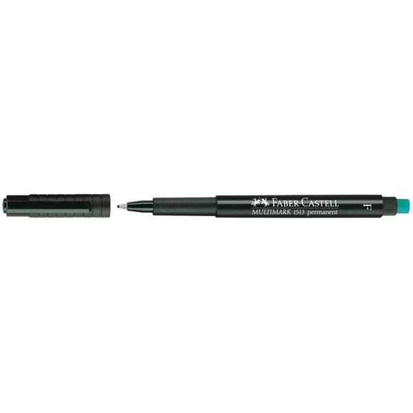 Маркер перманентний Multimark OHP`F 1523 0,6 мм чорний, 151399 Faber-Castell