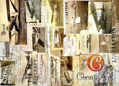 Карта декупажна А4 Авиатор, 45 г/м², 01704