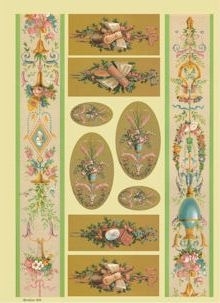 Карта декупажна 35*50 см, Елементи прикрас, 40 г/м², CSOFT 006 Renkalik