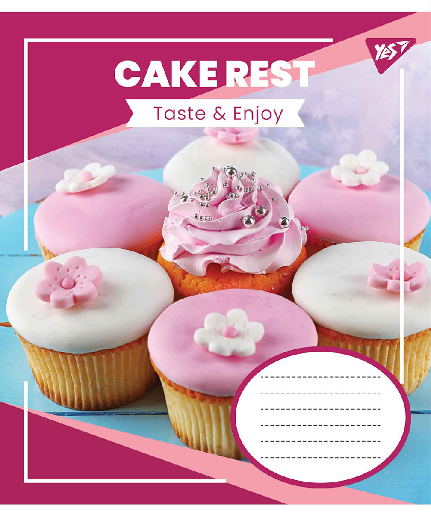 Зошит 60 кл. YES Cake rest, 765555