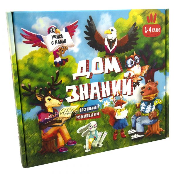 Игра настольная "Дом знаний" (рус) 30316, ТМ "Strateg" 