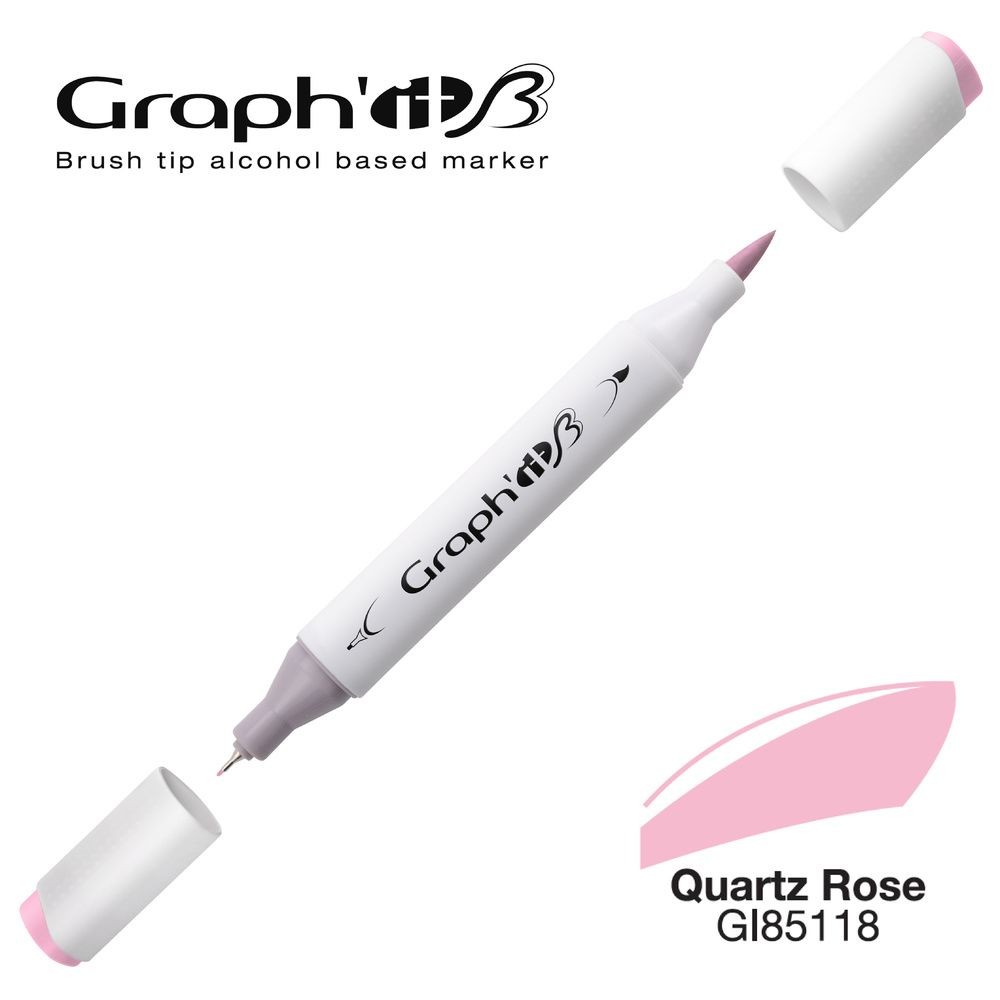 Маркер двухсторонний Brushmarker, Кварцевая роза (5118), GI85118 Graph`it