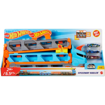 Вантажівка-транспортер "Суперперегони" Hot Wheels, GVG37