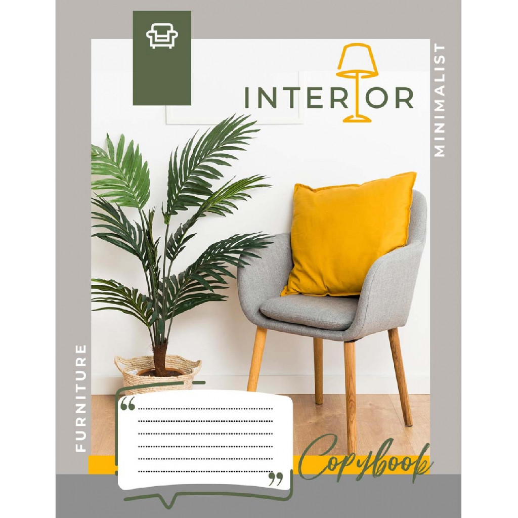 Тетрадь 60 кл. 1В Interior, 765695