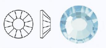 Стрази фольговані 60010/497-11-612/AQUA BOHEMICA- ss16 (3,8-4,0 мм, 30 шт.) M.C.Rose VIVA12