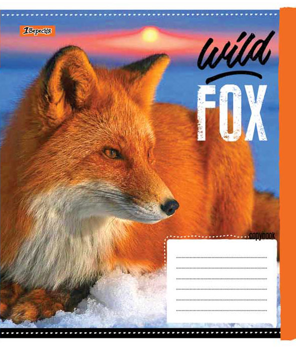 Зошит 12 лін. 1В Wild fox -18, 761773 (4644)