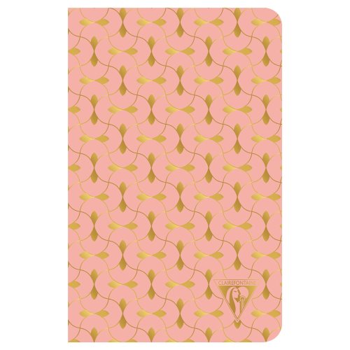 Блокнот 9*14 см 48 арк. Neo Deco NoteBook Spring, лін., на скобі, папір сл.кістка, коралов., 193296C