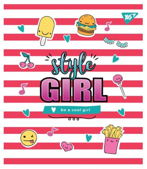 Зошит 18 кл YES "Style girl", 764260