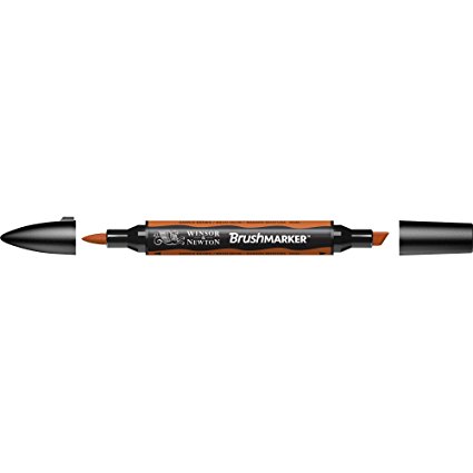 Маркер двухсторонний Brushmarker, Канарковый, 0204166 W&N