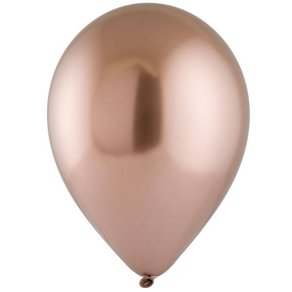 Шарик воздушный 5"/818 Хром Сатин медный Rose Copper, 1102-1863