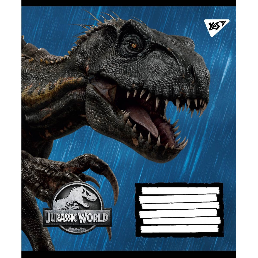 Зошит 12 кос. без д/л YES Jurassic World. Genetic failure, 765375