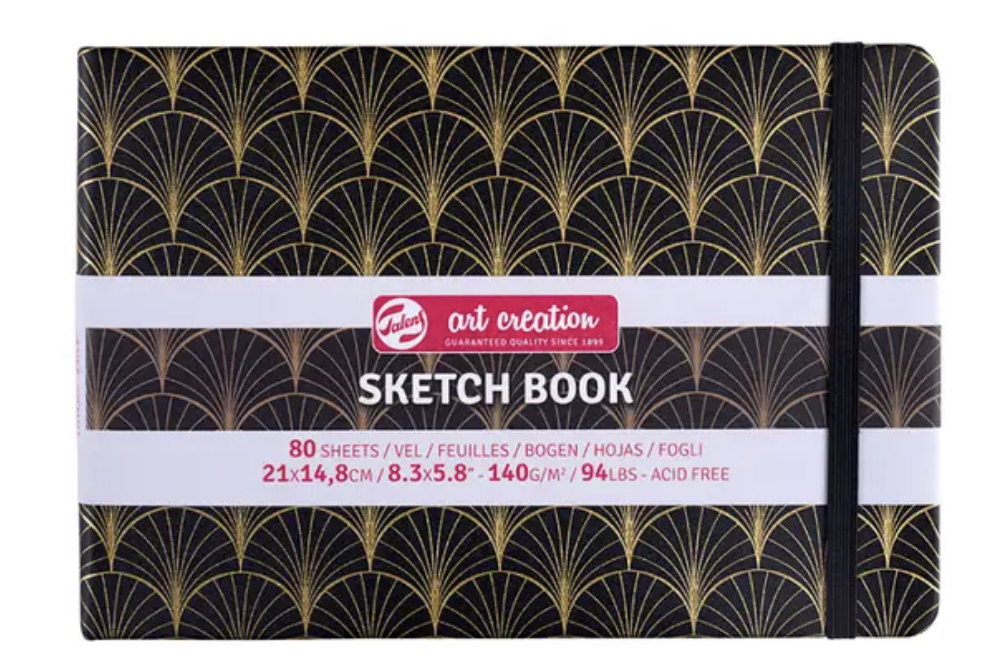 Блокнот для графики Talens Art Creation 140 г/м², 21*14,8 см, 80 л, Art deco, Royal Talens