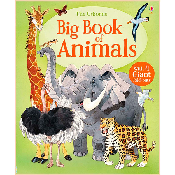 Книга "Big book of Big Animals" (а) (8953)