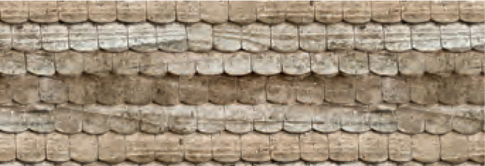 Картон диз.кольоровий 300 г 20*30 см Дерев`яна черепиця UR-12722291R