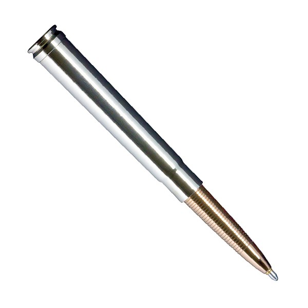 Ручка Fisher Space Pen Буллит калибр .375 "Посеребренный никель, 375NS