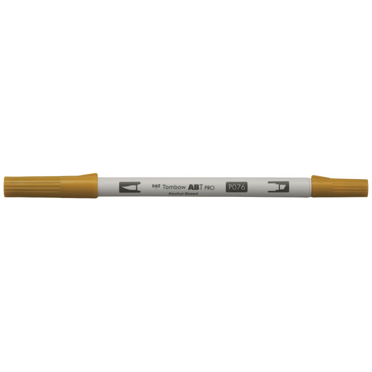 Маркер двосторонній на спиртовій основі ABT PRO ABTP-076, охра зелена ТМ "Tombow"