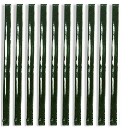 Набор восковых палочек "Banque" 10 шт. в коробке, темно-зеленый, 31030T