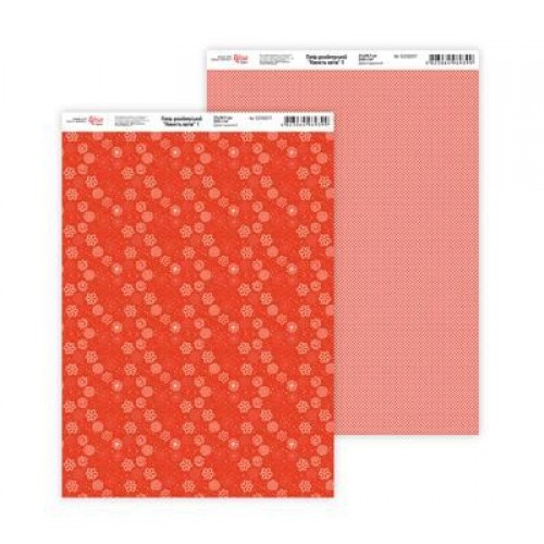 Бумага дизайнерская "Нежность цветов" 1, двухсторонний, 21*29,7 см, 250 г/м2, Rosa Talent