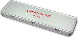 Металевий бокс для 12 олівців Сірий Caran d`Ache, 100006.070