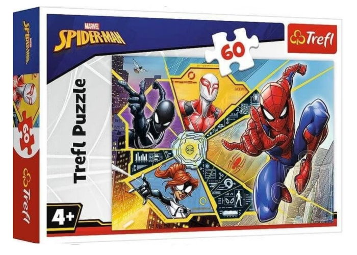 Пазл "60" - В Інтернеті / Disney Marvel Spiderman, Trefl, 17372
