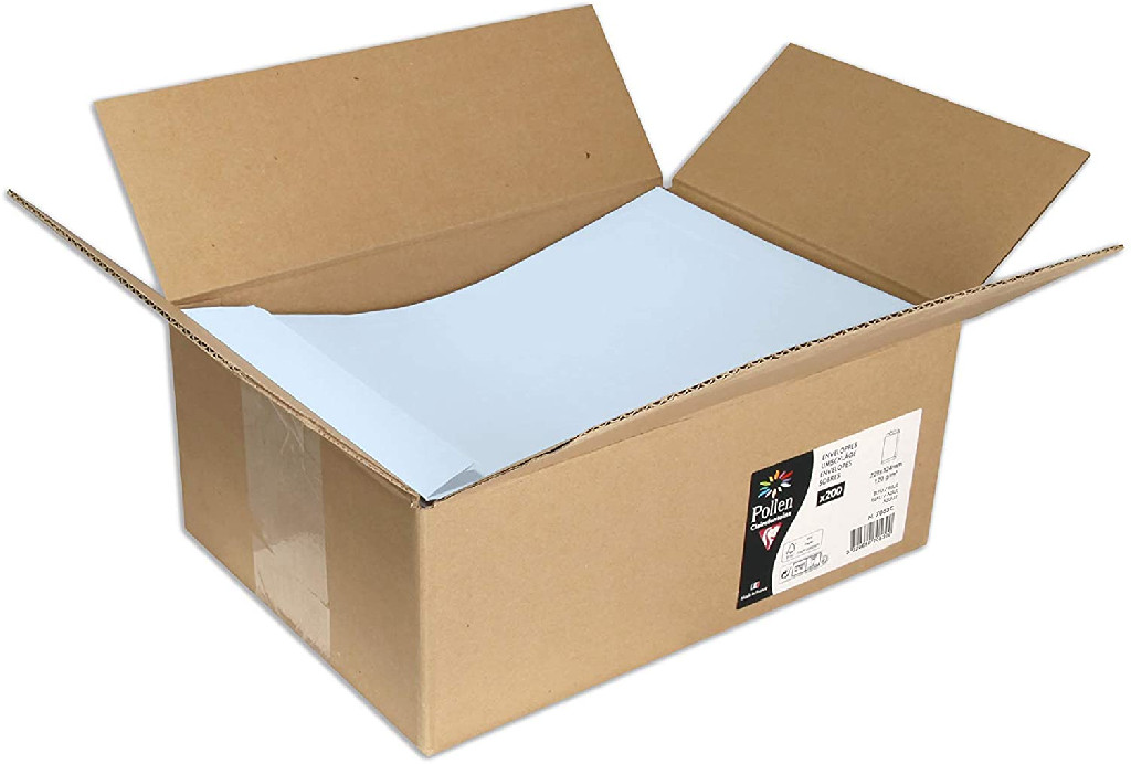 Конверт декоративный Pollen C4 (229*324 мм)/120 г, Blue/Синий, 7053C