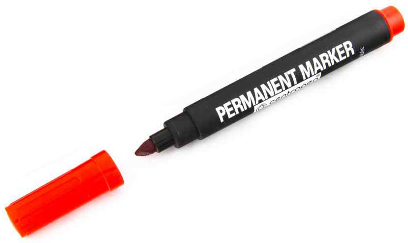 Маркер 8576 Permanent 1-4,6 мм червоний, CentroPen
