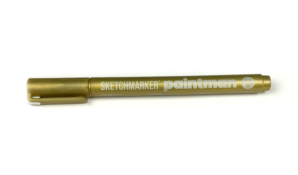 Маркер перманентный SKETCHMARKER Paintman 1,0 мм, золотой, SMPM1GOLD