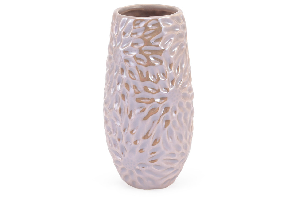 Ваза керамічна 18 см, пісочний, 733-192