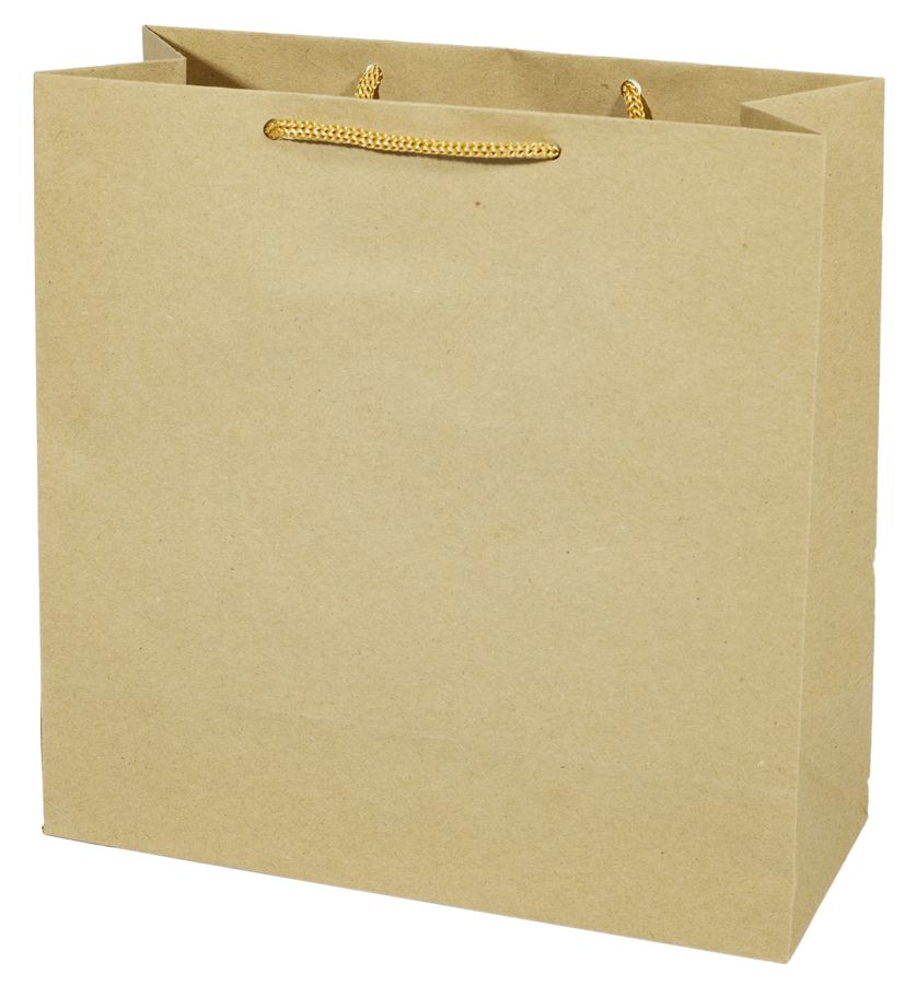 Подарочный пакет 120г, 23*23*10, крафт, W1K