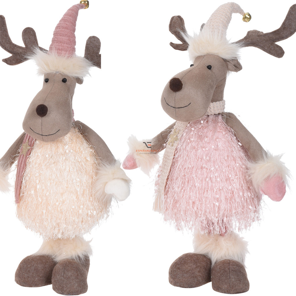 Прикраса новорічна Фігурка "Лось" 44 см (2 види в асорт.), ANT000220