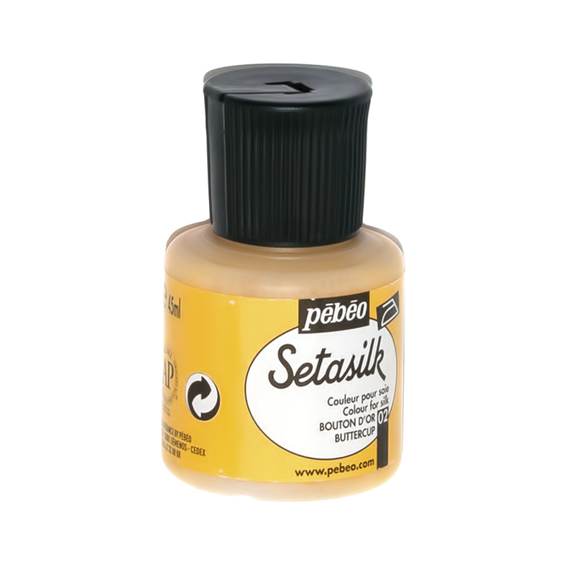 Фарба по шовку Setasilk 45 мл, жовта, 181-002 Pebeo