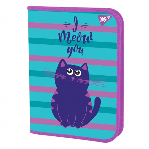 Папка для тетрадей пласт. на молнии В5 "Kittycon", 491959 Yes