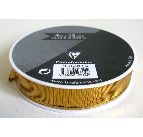 Лента 15 мм* 4 м, 616314C ТМ "Clairefontaine"