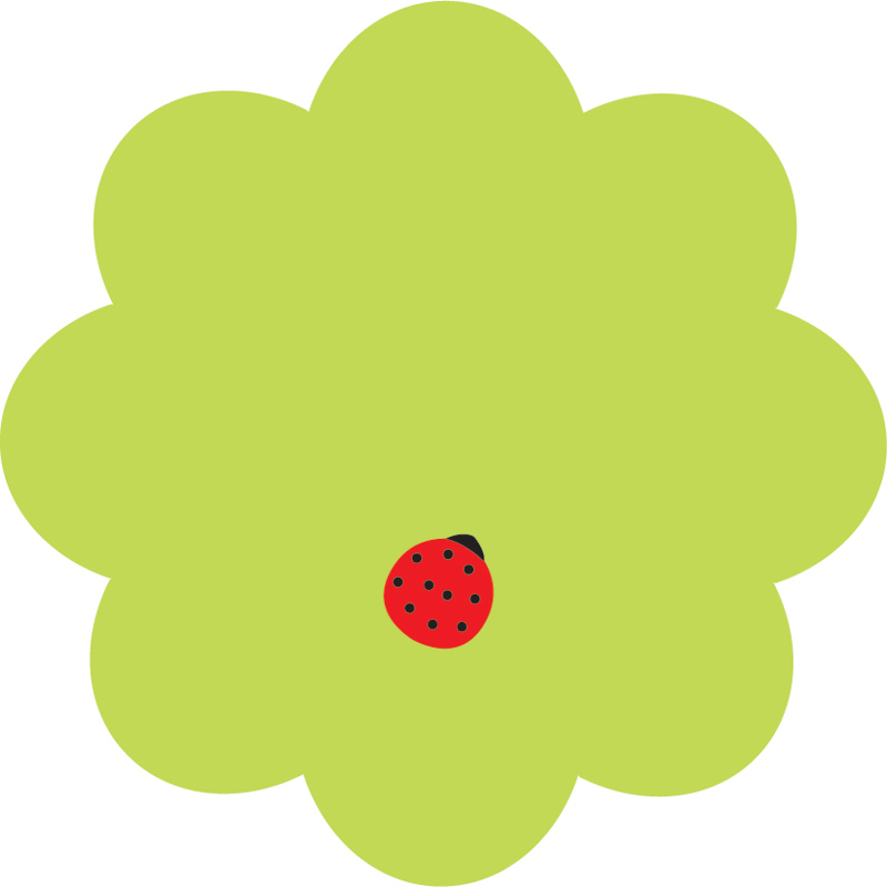 Блок бумаги 70*70 мм, 50 л, клейкий слой "Flower" 2444-05-A