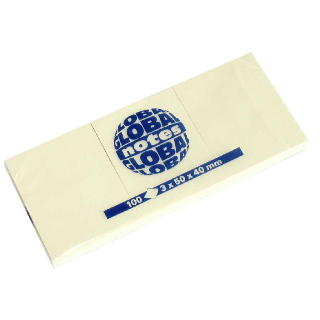 Папір з липким шаром GN 50*40*100 yellow (жовт.), 68.116
