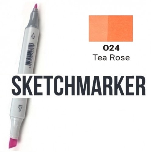 Маркер SKETCHMARKER, 2 пера: долото и тонкое, Tea Rose - Чайная Роза, SM-O24 3