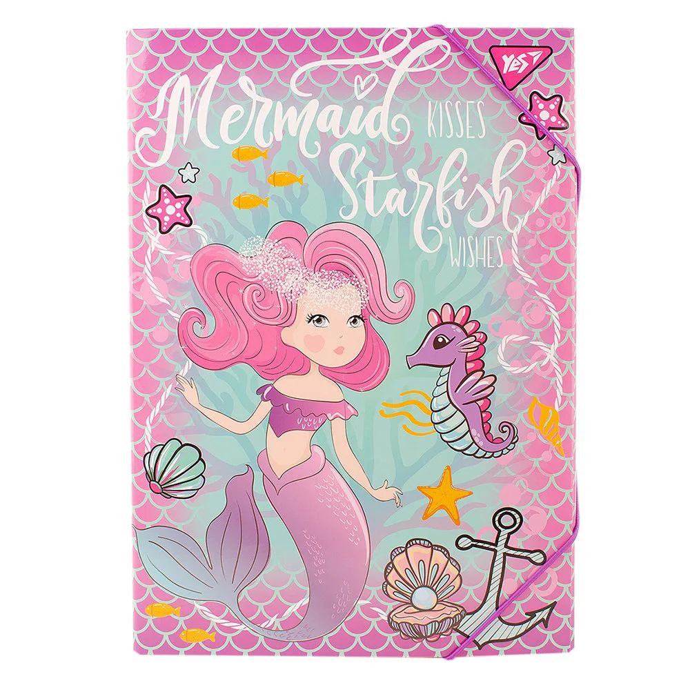 Папка для трудов картон А4 "Mermaid", 491909 Yes