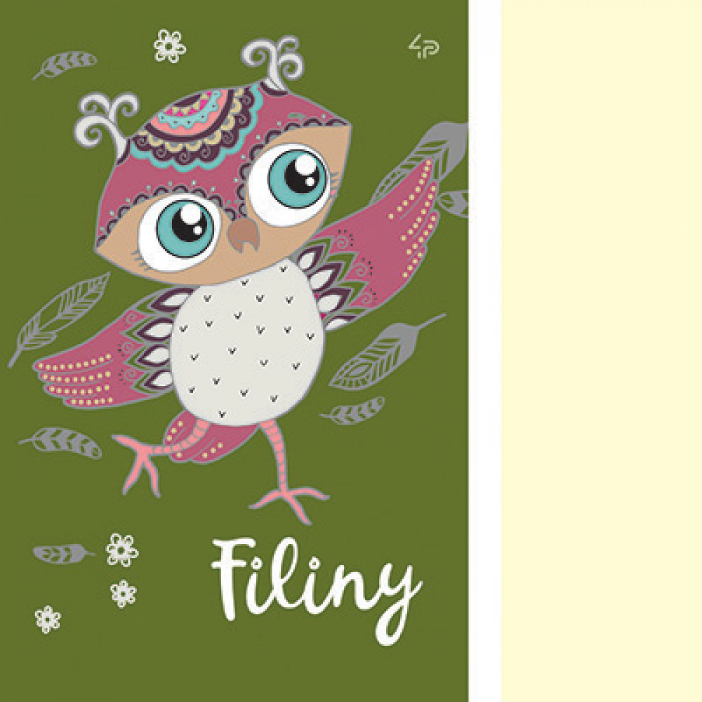 Блокнот A6 "Filiny" olive, 903733, TM Profiplan