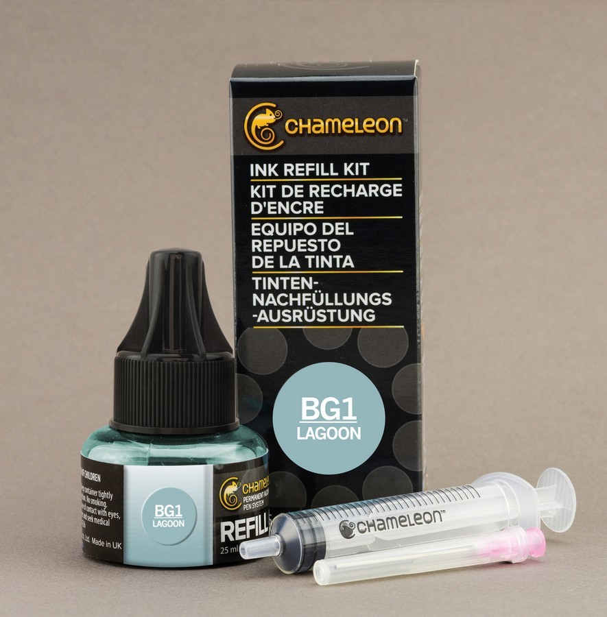 Чорнило для заправки маркера Chameleon 25 мл - Lagoon (лагуна, BG1), CT9031