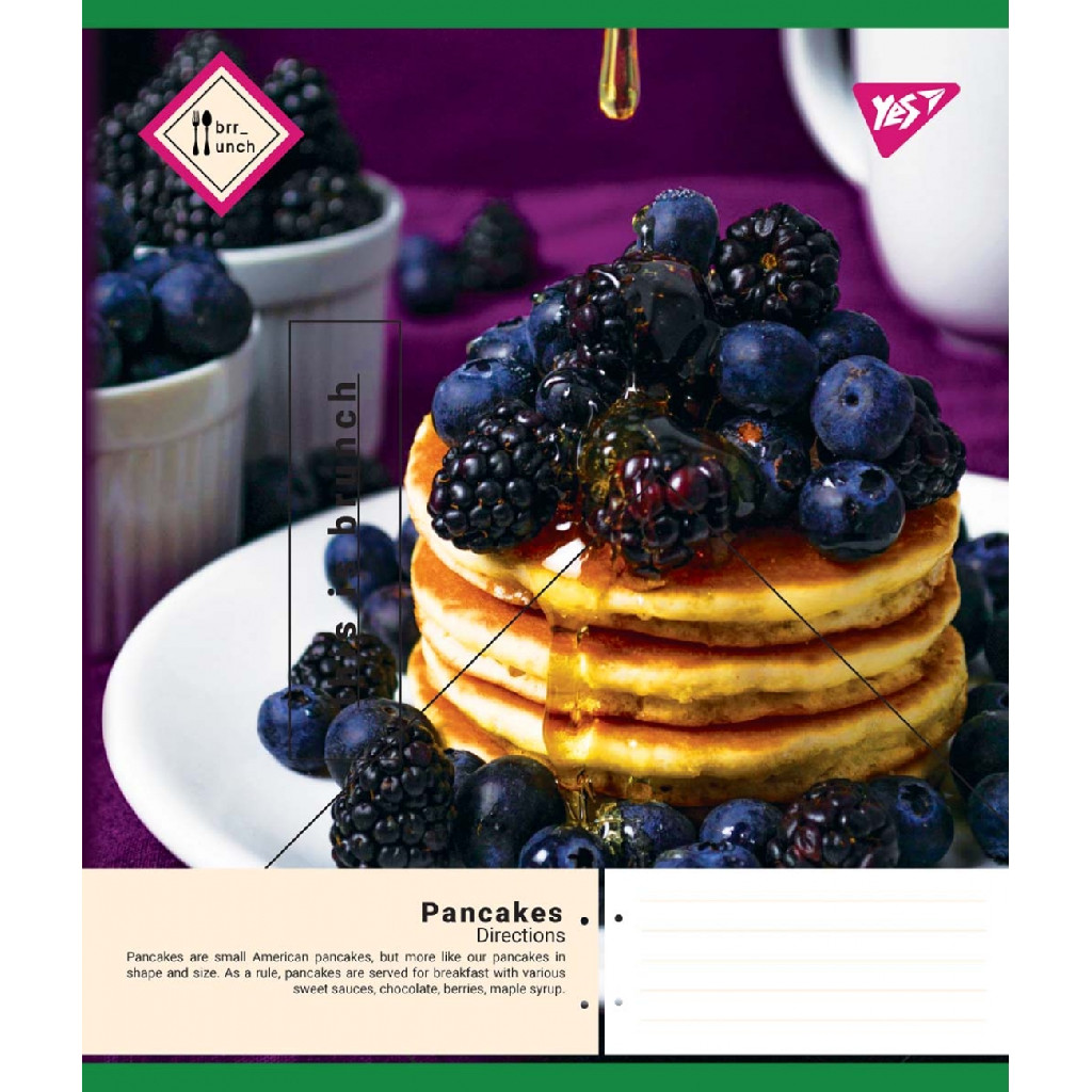 Зошит 48 кл YES Pancakes, 765028