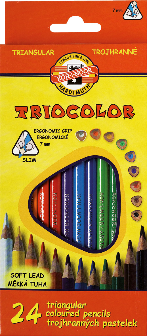 Олівці 24 кол. Triocolor 3134 КIN