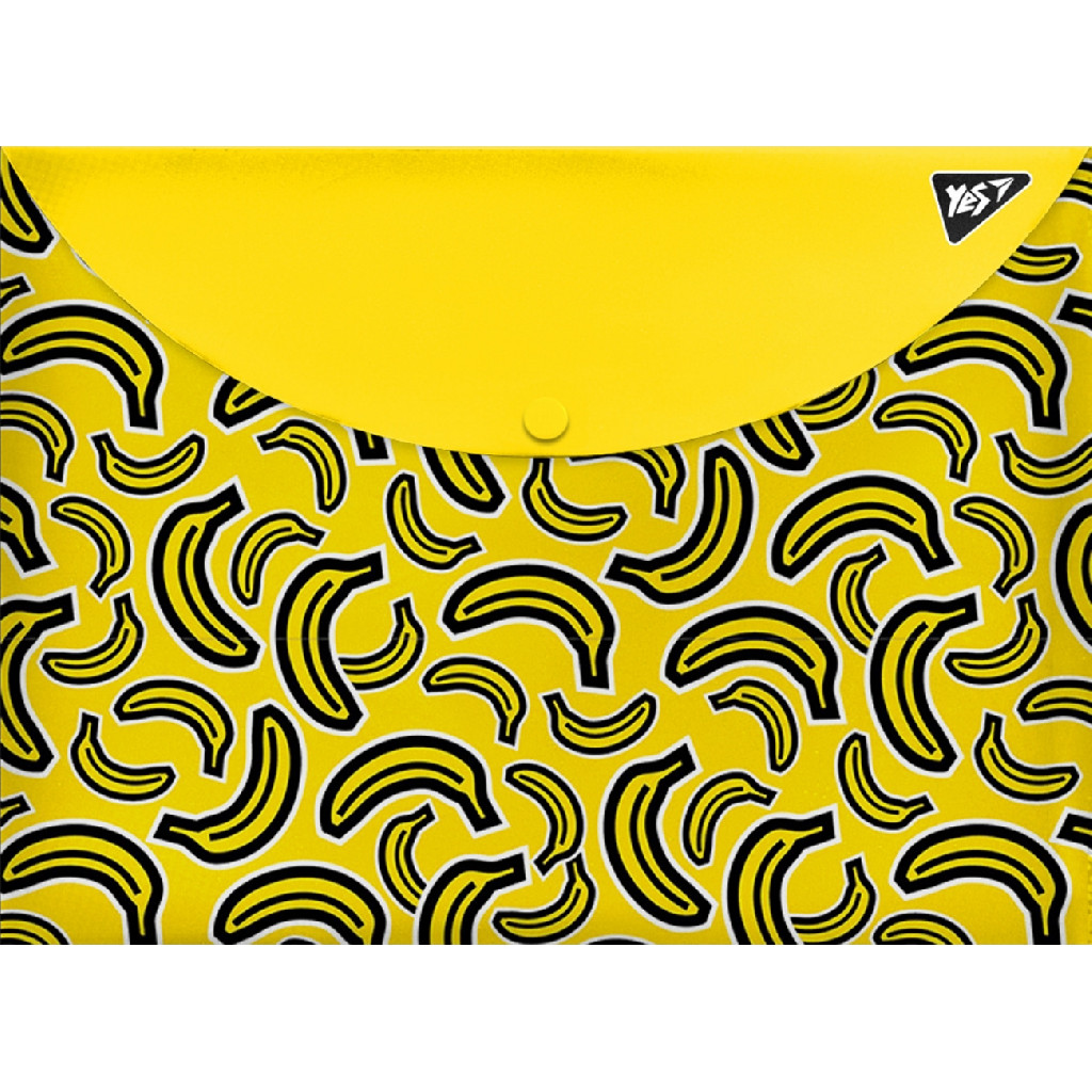 Папка-конверт на кнопці А4 "Bananas", 491637 Yes
