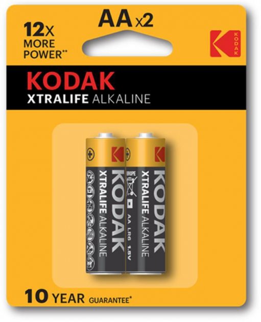 Батарейка KODAK XTRALIFE LR06 (2 шт/бл.) ціна вказ. за бл.