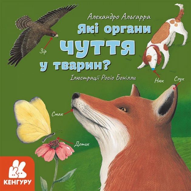Книга "Кенгуру. Які органи чуття у тварин?" (у), 429510