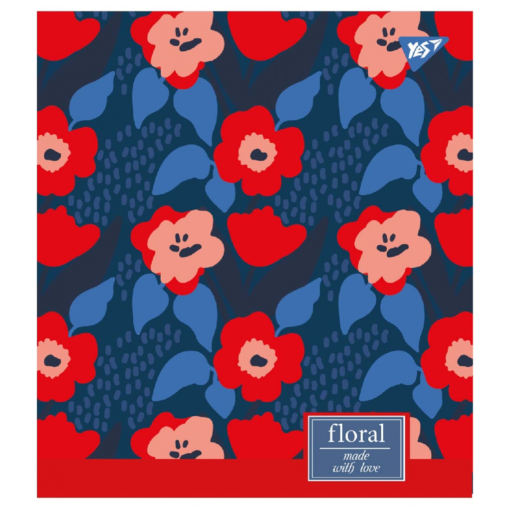 Тетрадь 18 лин. YES "Floral explosion", 765205