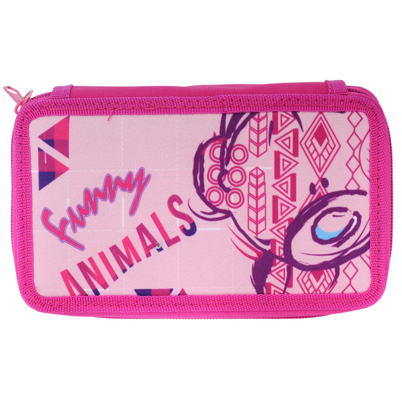 Пенал "Funny Animals", 3 отделения, 99703, Class